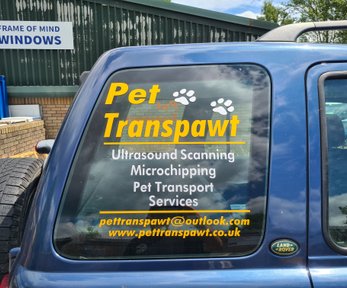 Vehicle Graphics and window signs