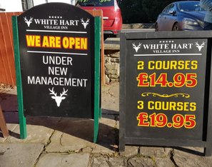Kustom Signs Cwmbran A boards Chalk Boards Swinging Signs Torfaen
